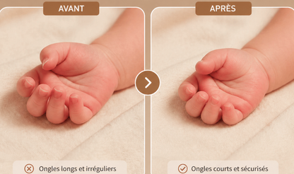 Lime à ongles Électrique pour bébé - Faible bruit
